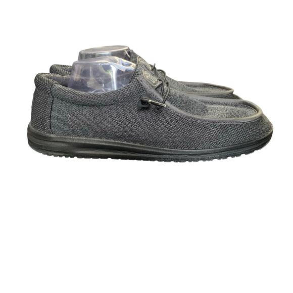 Hey Dude Wally Sox Micro Total Black Men’s 13 Slip On Casual Comfort Shoes main image 7